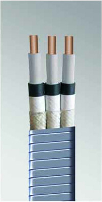 Hot sale API Electric Submersible Pump Cable stranded copper conductor polypropylene insulation steel armor